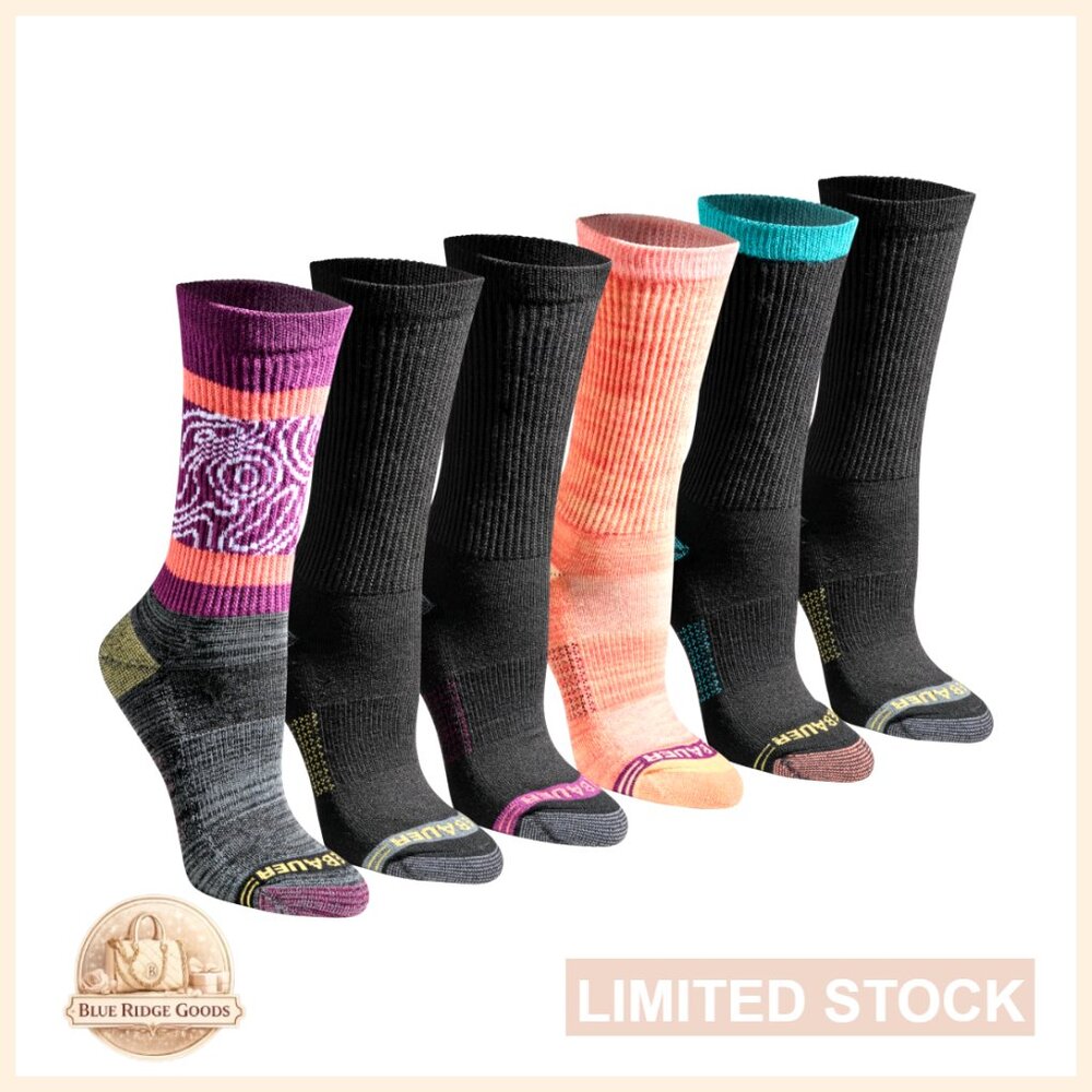 Crew Socks Moisture Control Arch Support Cushione… - image 1